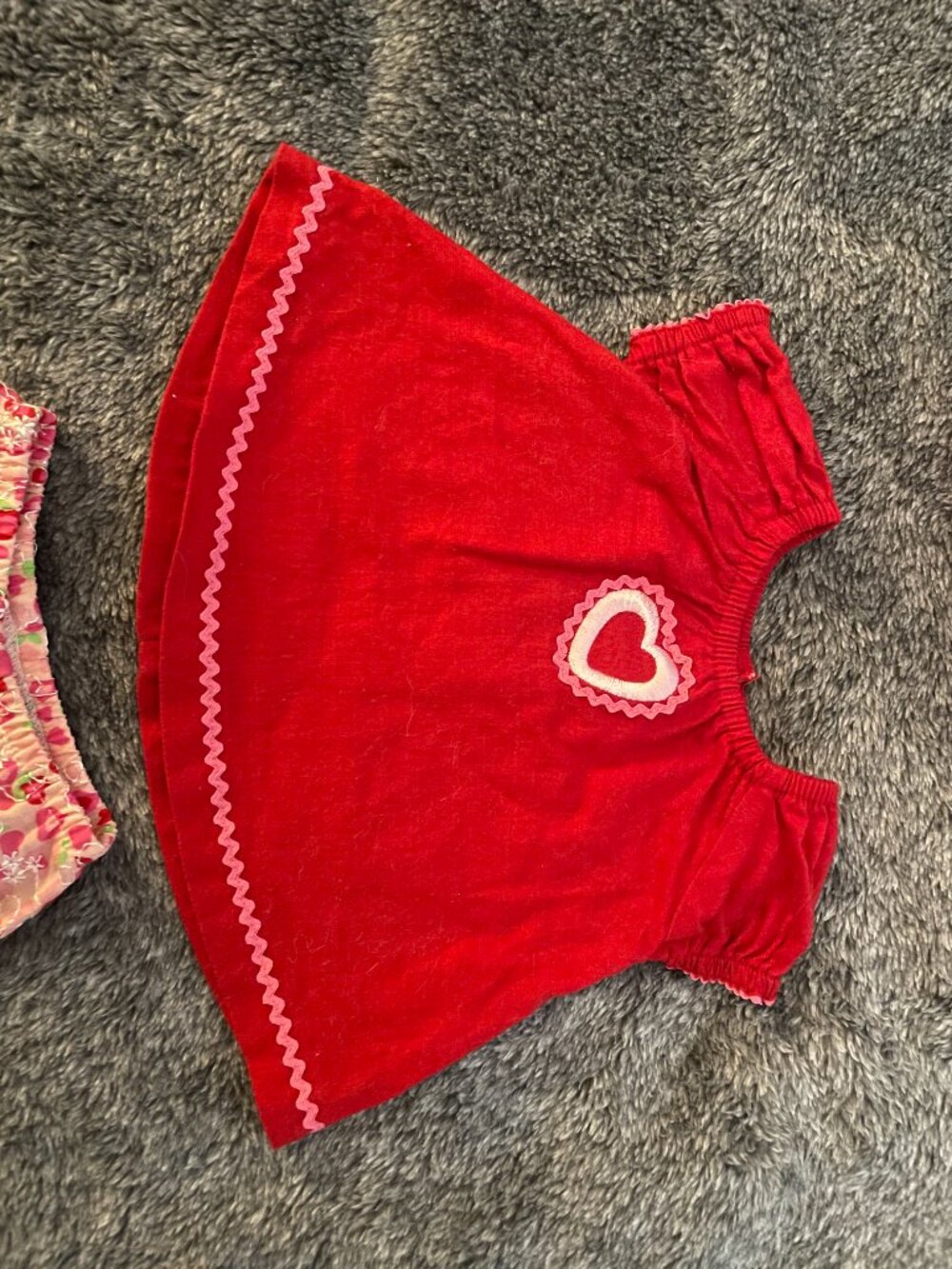 American Girl Bitty Baby Heart to Heart Valentine's Day Outfit - Picture 3 of 5